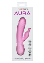 Load image into Gallery viewer, Aura Thrusting Bunny Rechargeable Silicone Rabbit Vibrator - Pink
