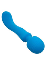 Load image into Gallery viewer, Rumbler Rumble Wand Rechargeable Silicone Vibrator - Blue
