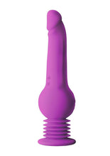 Load image into Gallery viewer, Impressions New York Rechargeable Silicone Gyro-Quake Dildo - Purple

