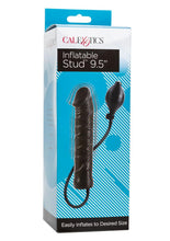 Load image into Gallery viewer, Inflatable Stud Dildo - Black - 9.5in
