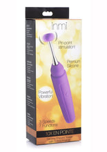 Load image into Gallery viewer, Inmi 10x En Pointe Teaser Silicone Rechargeable Stimulator with 3 Attachments - Purple
