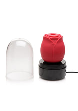 Load image into Gallery viewer, Inmi Bloomgasm Enchanted Rose Rechargeable Silicone 10x Clitoral Stimulator - Red
