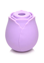 Load image into Gallery viewer, Inmi Bloomgasm Rose 10x Silicone Rechargeable Clitoral Stimulator - Purple
