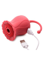 Load image into Gallery viewer, Inmi Bloomgasm Royalty Rose Rechargeable Silicone Textured Suction Clitoral Stimulator
