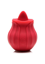 Load image into Gallery viewer, Inmi Bloomgasm Wild Violet Rechargeable Silicone 10x Licking Stimulator - Red
