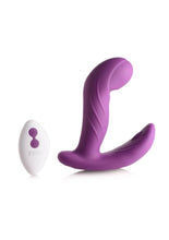 Load image into Gallery viewer, Inmi G-Rocker Come Hither Rechargeable Silicone Vibrator with Remote Control - Purple
