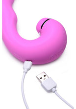 Load image into Gallery viewer, Inmi Shegasm 5 Star Tapping Silicone Rechargeable G-Spot Vibrator with Suction
