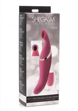 Load image into Gallery viewer, Inmi Shegasm Intense 2-In-1 Clit Stimulator and G-Spot Vibrator - Purple
