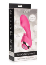 Load image into Gallery viewer, Inmi Shegasm Licking G-Throb Rechargeable Silicone Rabbit Vibrator - Pink
