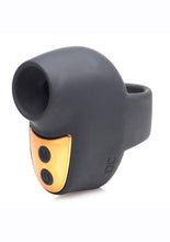 Load image into Gallery viewer, Inmi Shegasm Mini Silicone Rechargeable Clitoral Stimulator - Black/Gold
