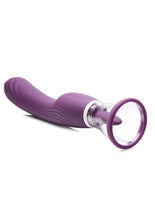Load image into Gallery viewer, Inmi Shegasm Rechargeable Silicone Licking and Sucking Vibrator - Purple
