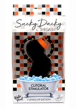 Load image into Gallery viewer, Inmi Shegasm Sucky Ducky Silicone Rechargeable Clitoral Stimulator - Black
