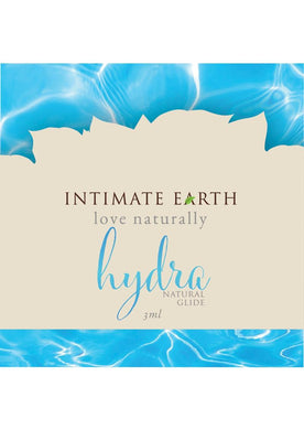 Intimate Earth Hydra Natural Glide Water Based Natural Plant Cellulose Lubricant - 3ml