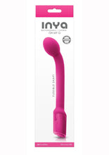 Load image into Gallery viewer, Inya Oh My G Silicone Rechargeable Wand - Pink
