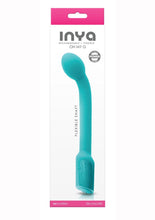 Load image into Gallery viewer, Inya Oh My G Silicone Rechargeable Wand - Blue/Teal
