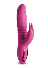 Load image into Gallery viewer, Inya Passion Rechargeable Silicone Rabbit Vibrator - Pink
