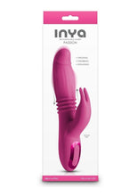 Load image into Gallery viewer, Inya Passion Rechargeable Silicone Rabbit Vibrator - Pink
