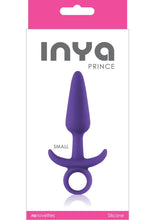 Load image into Gallery viewer, Inya Prince Silicone Butt Plug - Purple - Small
