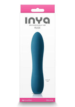 Load image into Gallery viewer, Inya Ruse Rechargeable Silicone Vibrator - Teal
