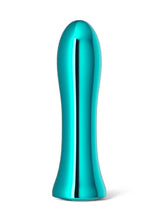 Load image into Gallery viewer, Inya Shimmer Rechargeable Steel Vibrator - Metal/Teal

