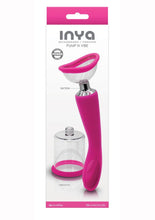 Load image into Gallery viewer, Inya Silicone Rechargeable Pump and Vibrator - Pink
