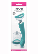 Load image into Gallery viewer, Inya Silicone Rechargeable Pump and Vibrator - Teal
