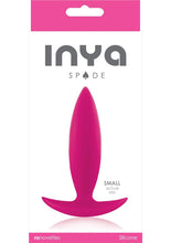 Load image into Gallery viewer, Inya Spade Silicone Butt Plug - Pink - Small
