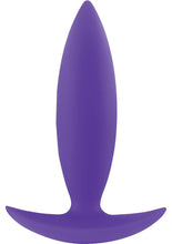 Load image into Gallery viewer, Inya Spade Silicone Butt Plug - Purple - Small
