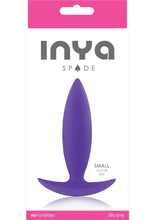 Load image into Gallery viewer, Inya Spade Silicone Butt Plug - Purple - Small
