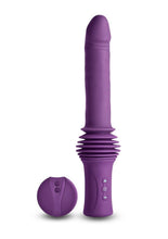 Load image into Gallery viewer, Inya Super Stroker Rechargeable Silicone Thrusing Vibrator - Purple
