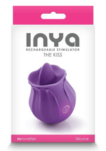 Load image into Gallery viewer, Inya The Kiss Rechargeable Silicone Clitoral Stimulator - Purple
