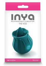 Load image into Gallery viewer, Inya The Kiss Rechargeable Silicone Clitoral Stimulator - Teal
