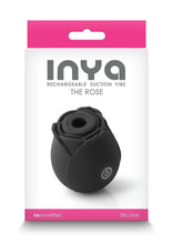 Load image into Gallery viewer, Inya The Rose Silicone Rechargeable Clitoral Stimulator - Black
