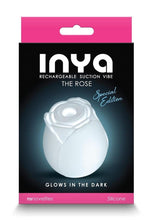Load image into Gallery viewer, Inya The Rose Silicone Rechargeable Clitoral Stimulator - White
