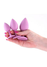 Load image into Gallery viewer, Inya Triple Ace Kit Silicone Lube Channel Anal Plugs
