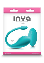 Load image into Gallery viewer, Inya Venus Rechargeable Silicone Vibrator with Remote Control - Teal
