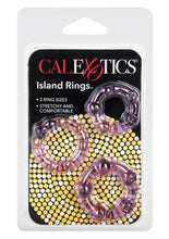 Load image into Gallery viewer, Island Rings Cock Rings - Purple - 3 Piece Set
