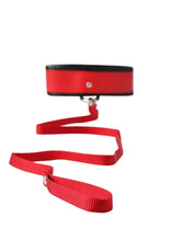 Load image into Gallery viewer, S&amp;M Leash and Collar (Red/Black)

