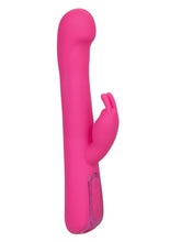 Load image into Gallery viewer, Jack Rabbit Elite Beaded G Rabbit Silicone Rechargeable Vibrator with Clitoral Stimulator - Pink
