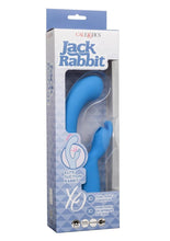 Load image into Gallery viewer, Jack Rabbit Elite Suction Rabbit Rechargeable Silicone Vibrator with Clitoral Stimulator - Blue
