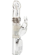 Load image into Gallery viewer, Jack Rabbit Platinum Collection Rabbit Vibrator - Clear/Silver
