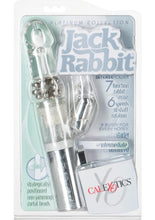 Load image into Gallery viewer, Jack Rabbit Platinum Collection Rabbit Vibrator - Clear/Silver
