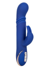 Load image into Gallery viewer, Jack Rabbit Signature Heated Silicone Thrusting G Rabbit Rechargeable Vibrator - Blue
