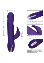Load image into Gallery viewer, Jack Rabbit Signature Silicone Thrusting Rabbit Rechargeable Vibrator
