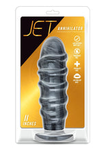 Load image into Gallery viewer, Jet Annihilator Butt Plug - Carbon Metallic - Black
