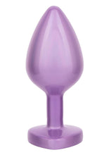 Load image into Gallery viewer, Jewel Amethyst Heart Anal Plug - Purple - Large

