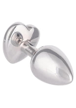 Load image into Gallery viewer, Jewel Ruby Heart Aluminum Anal Plug
