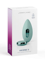 Load image into Gallery viewer, Jimmyjane Ascend 3 Silicone Vibrating Massager with Remote - Teal

