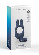 Load image into Gallery viewer, Jimmyjane Deimos Rechargeable Silicone Dual Vibe Cock Ring - Blue
