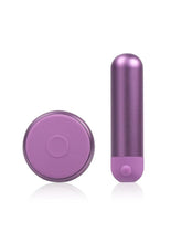 Load image into Gallery viewer, Jimmyjane Mini Chroma Metal Rechargeable Bullet with Remote - Purple
